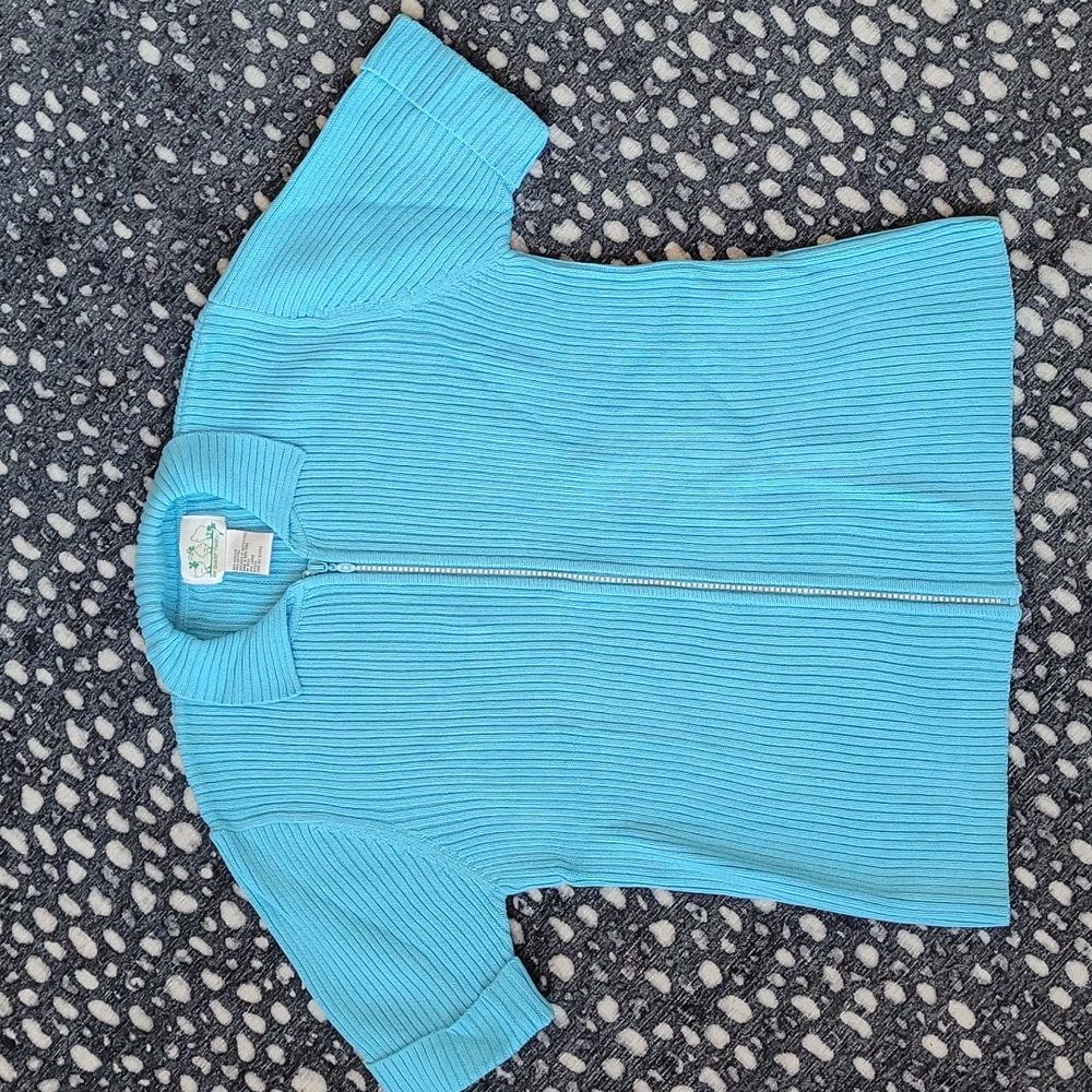 SALE!! The Quacker Factory Short Sleeved Cardigan Sweater NWT!